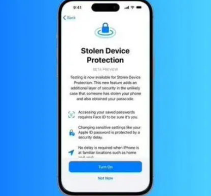 江山苹果授权维修店分享被盗设备保护功能开启方法 