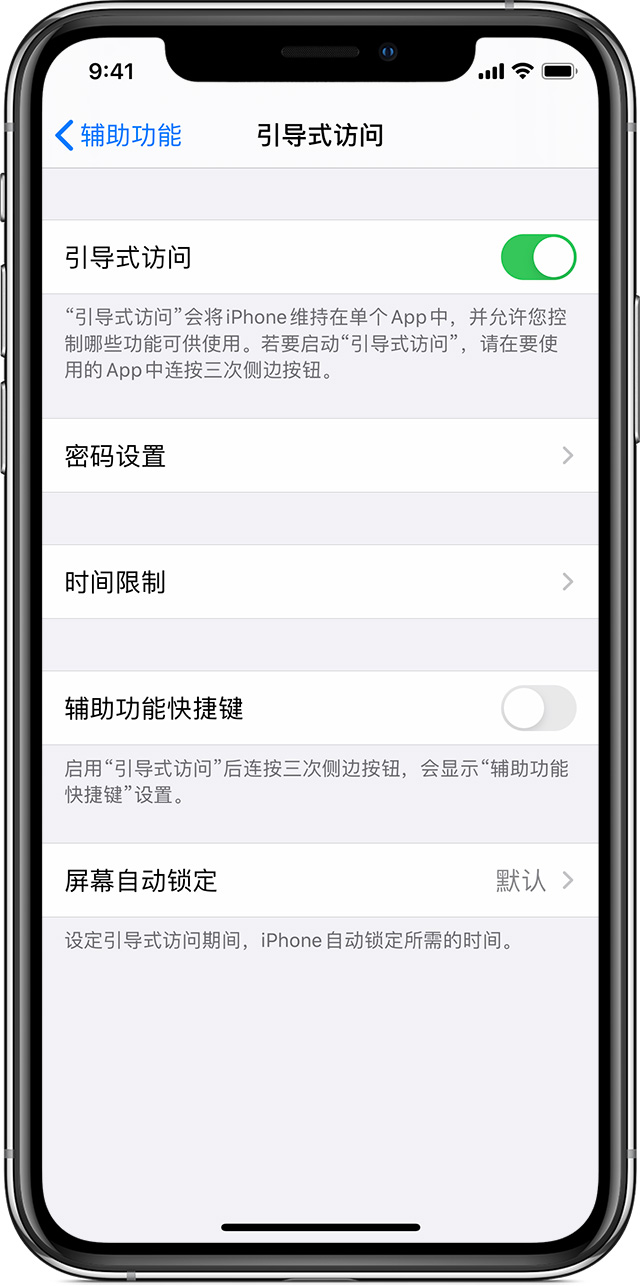 江山苹果手机维修分享如何在 iPhone 上退出引导式访问 