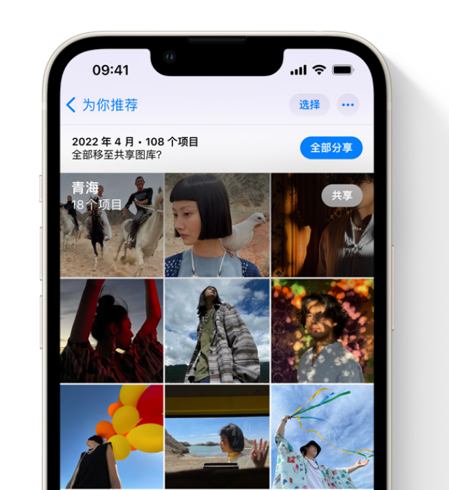 江山苹果维修网点分享在 iPhone 上使用共享图库 