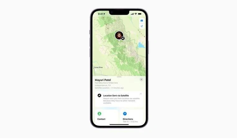江山苹果14维修分享iPhone14系列中 FindMy功能通过卫星分享位置方法教程 